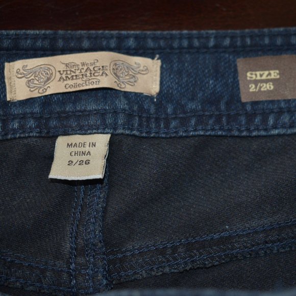 Nine West Vac Dumont Jogger Knit Jeans Size 26 - Picture 7 of 10